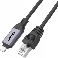 Unitek Kabel Ethernet USB C RJ-45 LAN, przewód sieciowy, 1m (C18148AGY01-1M) kábel és adapter