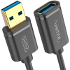 Unitek UNITEK Y-C457GBK USB kábel 1 M USB 3.2 Gen 1 (3.1 Gen 1) USB A Fekete