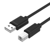 Unitek Y-C420GBK USB-A 2.0 - USB-B Adapterkábel 3.0m Fekete (Y-C420GBK)