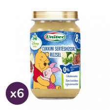 Univer cukkini sertéshússal és rizzsel, 8 hó+ (6x163 g) bébiétel