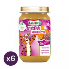 Univer sütőtökpüré marhahússal, 6 hó+ (6x163 g) bébiétel