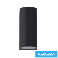Universo fali lámpa 2×GU10 IP65 68×80×150mm fekete kültéri világítás