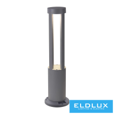 Universo kerti lámpa COB LED 12w 600lm 4000k IP65 ∅107/∅150×585mm szürke kültéri világítás