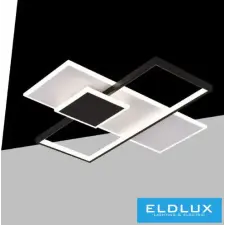 Universo mennyezeti lámpa 46W 3680lm CCT kap. 570x530mm IP20 fehér/fekete világítás