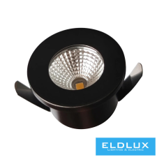 Universo mini spot lámpatest 1w 3000k 90lm 30° IP20 ∅31×22mm fekete világítás