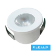 Universo Mini spot lámpatest 1w kék 80lm 30° IP20 Fehér D31x22mm kivágás:D25mm