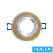 Universo Süllyesztett lámpatest 1xPAR16 foglalat nélkül IP20 Króm/Arany D86x26mm Kivágás:D72mm világítás