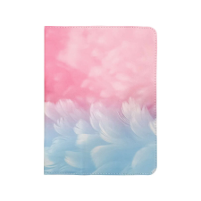 Univerzális 9-10&quot; Light feather mintás tablet könyvtok tablet tok
