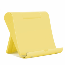  Univerzális asztali telefon- és tablettartó állvány, citromsárga asztali számítógép