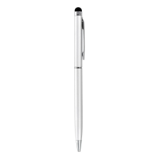  Univerzális érintő ceruza / golyóstoll (fekete színt fog), ezüst toll
