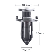  univerzális feszítőhüvelyes kárpit, burkolat rögzítő műanyag klipsz, bolha, kapocs CY1116 (9mm) kisháztartási gépek kiegészítői