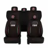  Univerzális Racing Üléshuzat Készlet Fekete Fiat-os