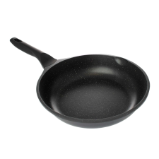 Univerzális serpenyő fekete fogantyúval, öntött alumínium, 28 cm edény