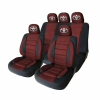 Univerzális üléshuzat készlet Premium Carguard Personalizált Toyota – Fekete/Meggy