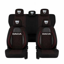  Univerzális üléshuzat készlet Racing fekete Dacia personalizált ülésbetét, üléshuzat