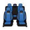 Univerzális üléshuzat készlet Racing, kék-fekete, Fordos