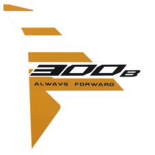 Unknown SFA300 bal oldali "300" matrica Unknown Vázak, idomok, kiegészítők Matricák egyéb motorkerékpár alkatrész