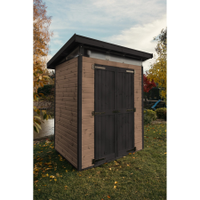 UPYARD kerti ház Strongbox M alappal 163 cm x 127 cm barna FSC kerti tárolás