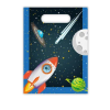  Űr Rocket Space ajándéktasak, ajándékzacskó 6 db-os