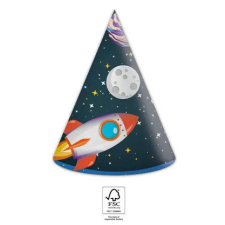 Űr Rocket Space, Űr Parti kalap, csákó 6 db-os FSC party kellék