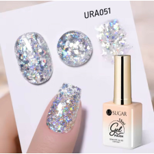 Ur Sugar Gél lakk glitteres-ezüst URA051 15ml lakk zselé