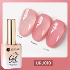 Ur Sugar Jelly Nude- Üveghatású Gél Lakk URJ010 lakk zselé