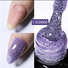 UR Sugar Rubber Base Gél Ezüst csillám urb006 lakk zselé