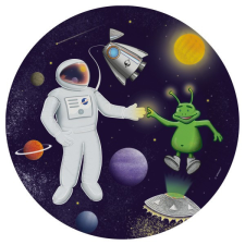 Űr Űr Space papírtányér 8 db-os 23 cm party kellék