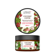 URBAN CARE Regeneráló és hidratáló testradír kókusszal és kávéval 200ml testradír