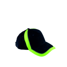 Urgent 6101 baseball sapka - fekete-sárga munkaruha