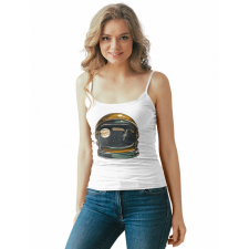  Űrhajós sisak - Női Spagetti Top atléta, trikó