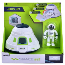  Űrhajóvisszatérő kabin és űrhajós autópálya és játékautó