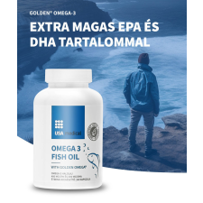USA Medical GOLDEN® Omega 3 halolaj kapszula 60 db vitamin és táplálékkiegészítő
