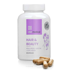 USA Medical Hajvitamin kapszula HAIR & BEAUTY 60 db USA Medical vitamin és táplálékkiegészítő