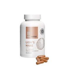 USA Medical Lion&#039;s Mane - Süngomba Kapszula Acerola Kivonattal (60 Kapszula) vitamin és táplálékkiegészítő