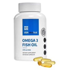 USA Medical omega 3 fish oil kapszula 60db vitamin és táplálékkiegészítő