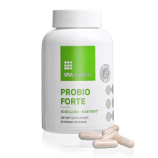 USA Medical USA Medcal Bélflóra támogató kapszula PROBIO FORTE – 60 db vitamin és táplálékkiegészítő