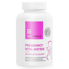 USAmedical Komplex terhesvitamin kapszula 60 db vitamin és táplálékkiegészítő