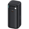 USAMS 20KCD21701 Powerbank visszahúzható Lightning kábellel 18000 mAh PD 45W - fekete