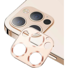 USAMS Bh707 Kamera Lencse Védő Üveg iPhone 12 Pro Max - Arany (Usa000788) mobiltelefon kellék