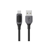 USAMS JELLY SJ597 MICRO USB KÁBEL 2A 1 MÉTER FEKETE