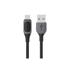 USAMS JELLY SJ597 MICRO USB KÁBEL 2A 1 MÉTER FEKETE kábel és adapter