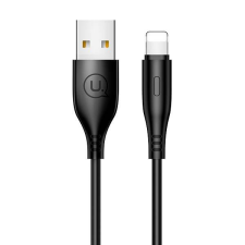 USAMS kábel U18 lightning 2A gyorstöltés 1m fekete SJ266USB01 (US-SJ266) mobiltelefon kellék