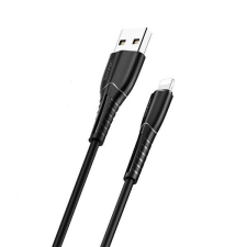 USAMS kábel U35 lightning 2A gyorstöltés 1m fekete SJ364USB01 (US-SJ364) mobiltelefon kellék