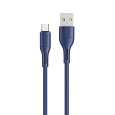USAMS kábel U68 microUSB 2A gyorstöltés 1m kék SJ502USB03 (US-SJ502) mobiltelefon kellék