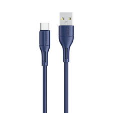 USAMS kábel U68 USB-C 2A gyorstöltés 1m kék SJ501USB03 (US-SJ501) kábel és adapter