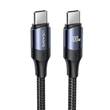 USAMS kábel U71 USB-C - USB-C 1,2m 100W PD gyorstöltés fekete SJ524USB01 (US-SJ524) kábel és adapter