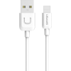 USAMS Kábel U-Turn Lightning 1 m Fehér 2A IPUSBXD02 US-SJ097 (IPUSBXD02)