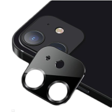 USAMS kamera lencse védő fólia fekete szegéllyel iPhone 12 Mini mobiltelefon kellék