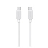 USAMS KY adatkábel (Type-C - Type-C, 60W, gyorstöltő, 100cm) FEHÉR